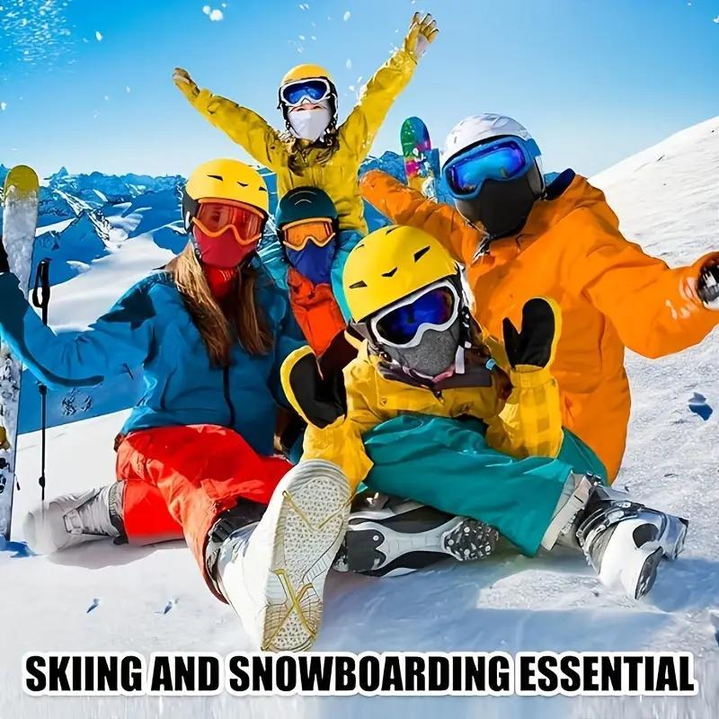 Yeomoo Windproof Beanie with Scarf Warm Two Pieces Face Mask Polar Fleece Balaclava Hood Face Mask Ski Mask For Cycling Skiing Fishing Farms And Outdoor Training Stay Warm And Protected Party Hat