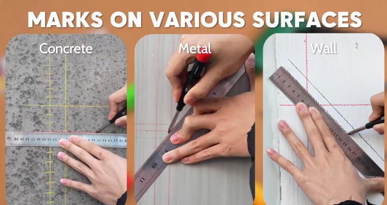 STAGEEK 3 Pack Carpenter Pencils with Sharpener, Mechanical Carpenter Pencils with 57 Refills, construction pencil heavy duty Woodworking Tools, Deep Hole Long Nib Marker Pens for Architect Marking