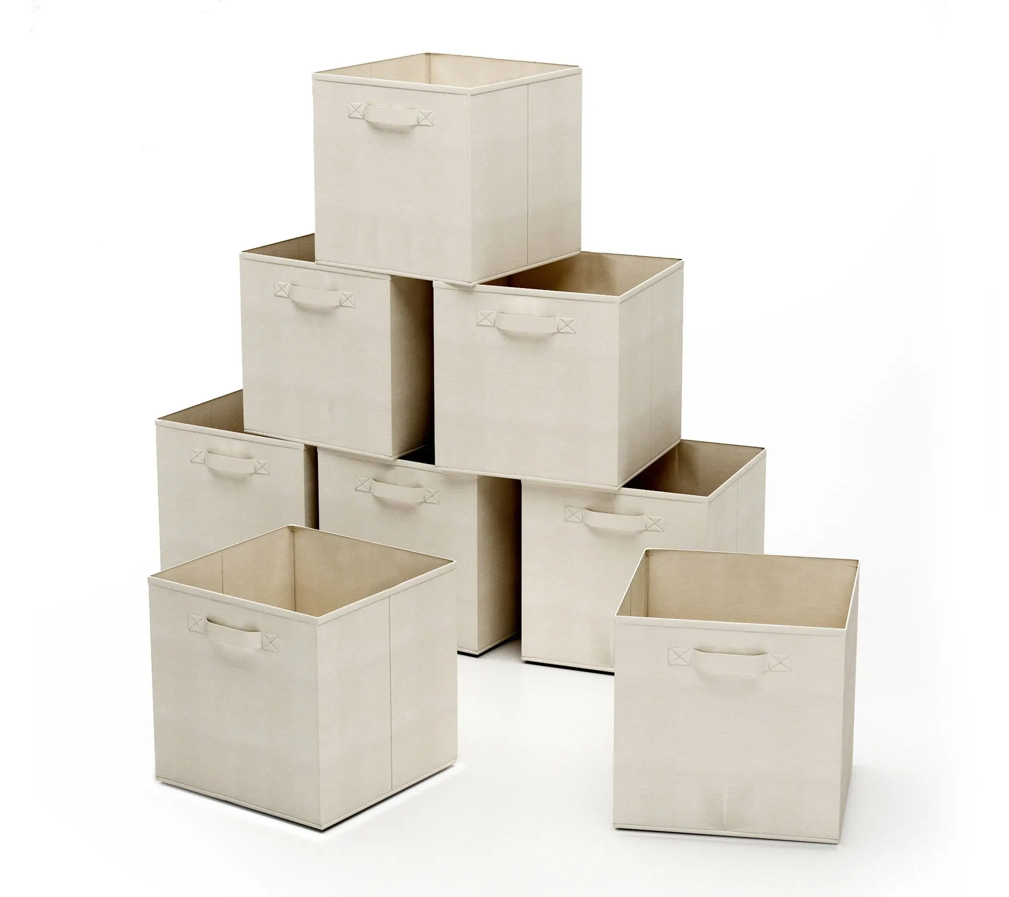 Home-Complete 8-Piece Storage Cubes Foldable Storage Cubes Home-Complete 8-Piece Storage Cubes Foldable Storage Cubes