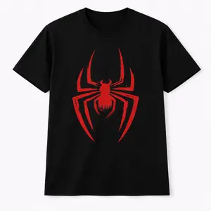 Spider Graphic T-Shirt for Men Women – Minimal Spider Streetwear Tee, Cool Spider Print Shirt, Trendy Urban Graphic Tee, Casual Fashion Street Style Unisex Graphic T-Shirt