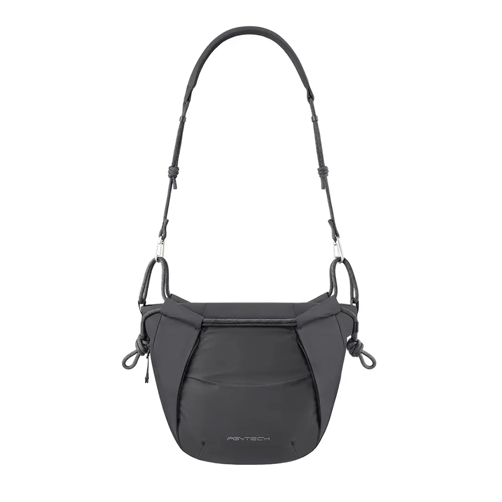 PGYTECH OneGo Rope Strap Camera Bag – Multifunctional Shoulder Bag for Urban Photographers. Compact Camera Bag Compatible with Sony/Canon/Nikon/Mirrorless Cameras, Midnight Black tiktokshopbacktoschool