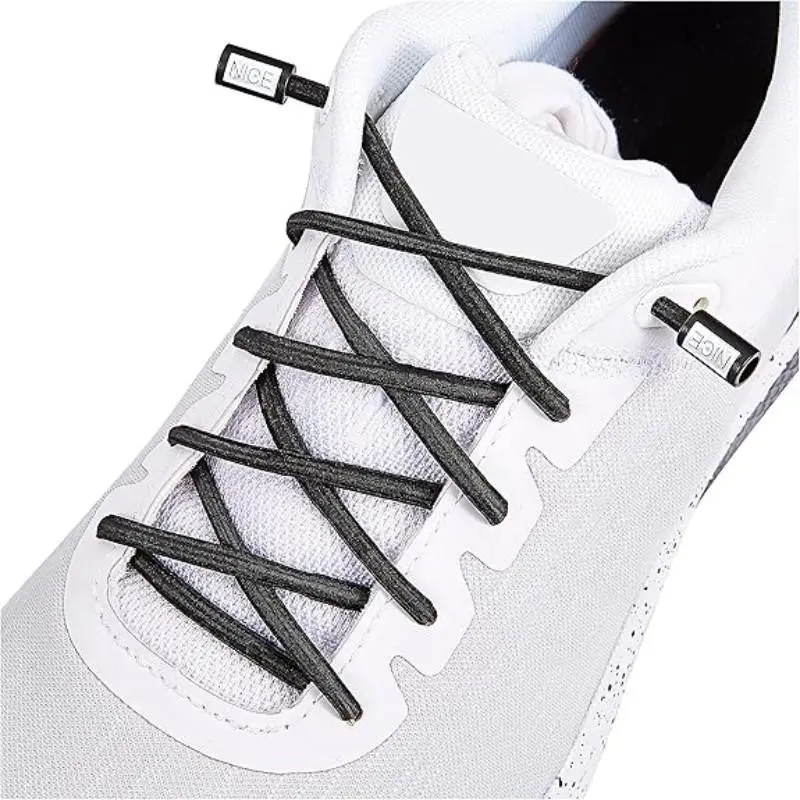 1 set of 10 colors to choose from, elastic shoelaces for adult shoes without tie up system, and elastic shoelaces specifically designed for sports shoes with 'tie up shoes' Thick Laces Design, Stretchy Shoelaces, Shoe Laces for Sneakers