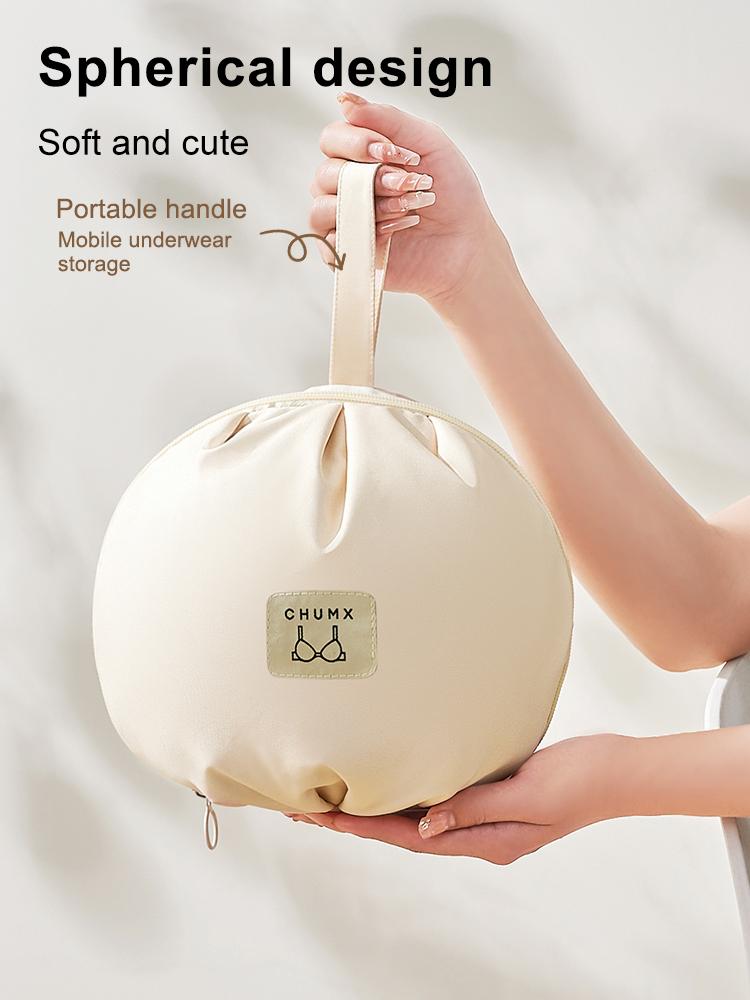 UFORU Lingerie Storage Bag Set of 2, Underwear Organizer Pouch, 3-in-1 Travel Packing Cube for Bras, Socks, and Intimate Apparel, Mini Storage Bags, Portable Packing Cubes for Travel and Business Trips, Luggage Compartment Organizers