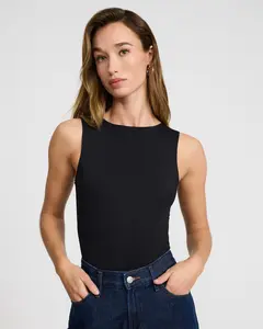 Express Body Contour Mid Compression Boat Neck Bodysuit