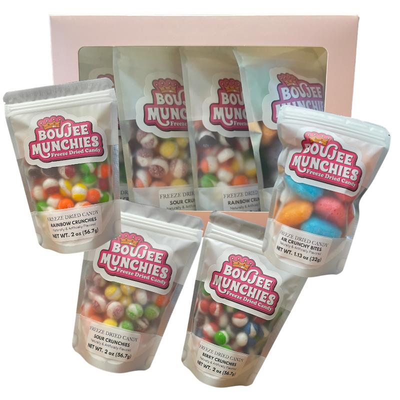 Boujee Munchies Freeze Dried Candy Box Snack Crunchy Sweet Boujee Munchies Freeze Dried Candy Box Snack Crunchy Sweet
