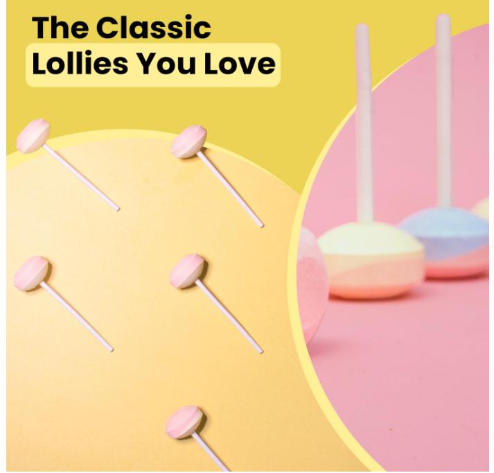 Double Lollies - Gluten Free, Peanut Free, Fat Free Assorted Fruity Flavors Lollipops - Low Calorie Perfect for Birthdays, Parties -9 oz Bag (Pack of 1)