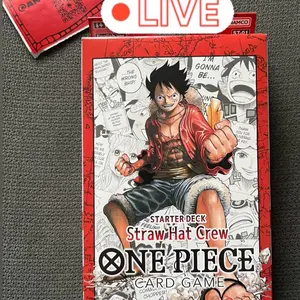 One Piece TCG Factory Sealed Starter Deck ST-01 Straw Hat Crew English
