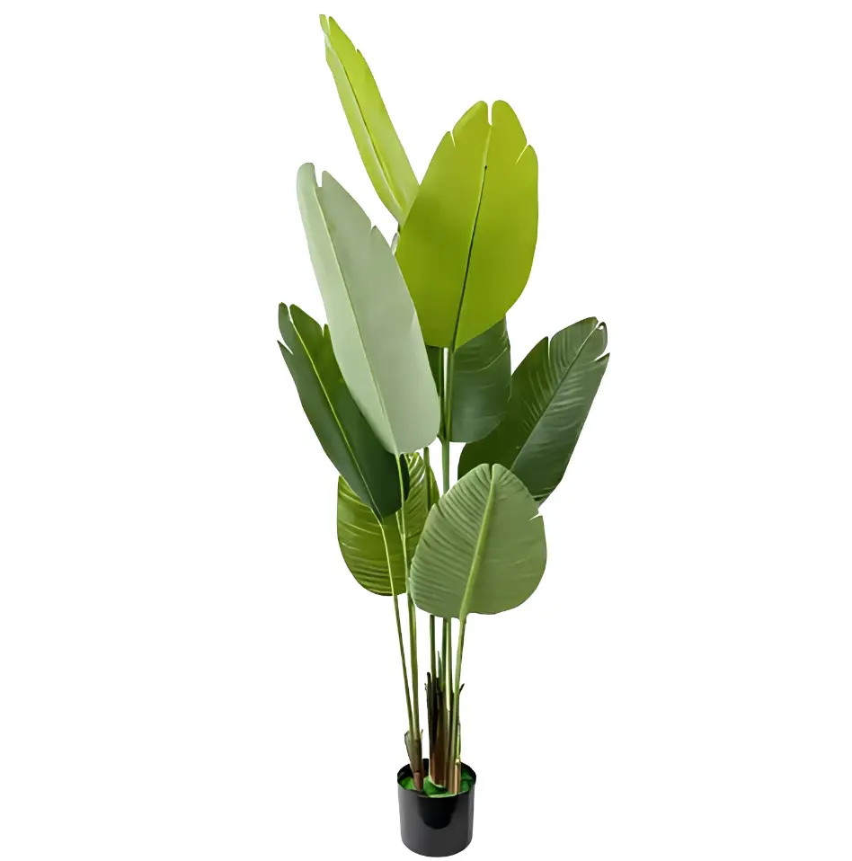 Artificial Bird of Paradise 5 Feet 60 Inch Premium UV Resistant Lifelike Fake Plant in Pot with Dried Moss for Office  Valentine's dayIndoor Outdoor Use Tropical Home Décor Tree Garden Decorations Decorative Flowers Ornaments Outdoorfun Gift - Fruit summe