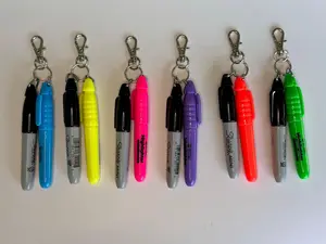 Permanet marker highlighter nursing badge reel accessory er nurse badge reel medical assistant breakaway lanyard pen keychain new nurse gift