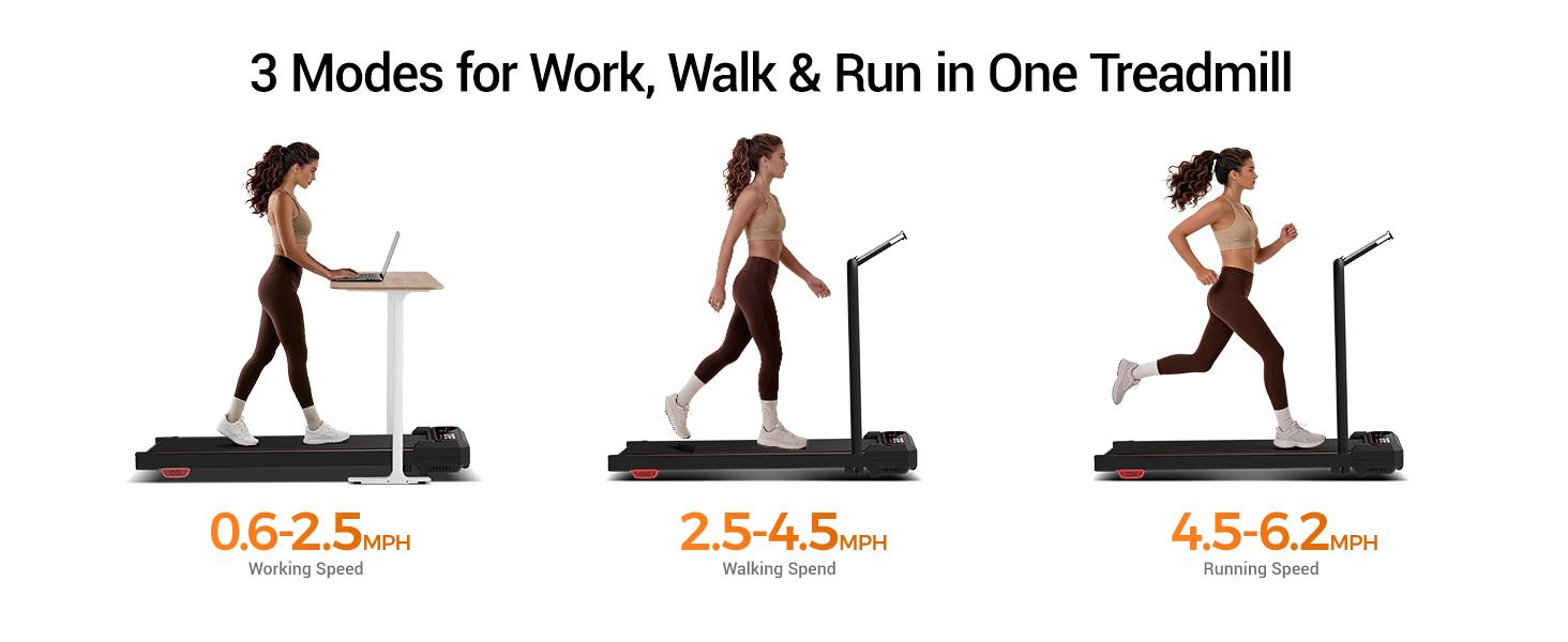 UMAY 3 Mode Vibration Treadmill with 15 Percent Incline and Remote Control 3.0HP Under 45dB 265LBS Capacity Portable Walking Pad for Home Office Desk Workers tiktokshopbacktoschool