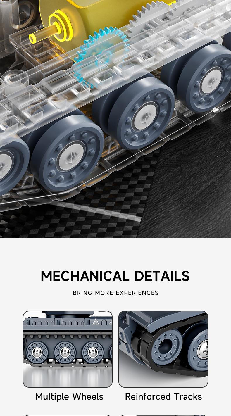 BRRRRT 1/64 RC Tank,Remote Control Military Army Tank Model with Infrared Battle System & Rotating Turret,2.4Ghz RC Vehicle Toy for Kids and Adults