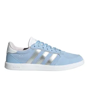 adidas Womens Breaknet Sleek Lace Up Sneakers Shoes Casual - Blue