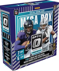 LIVE OPEN - (x1) 2025 Donruss Optic Football Mega Box - DOWNTOWN, UPTOWN!