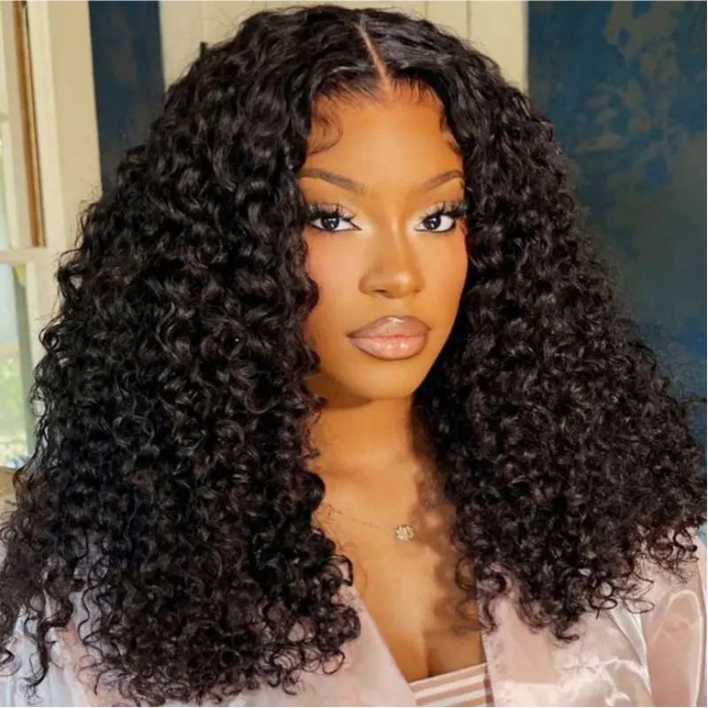 [250% Density] Wiggins Hair Glueless Wig Curly 7x4 & 7x5 Lace Closure Wigs Human Hair Ready To Go Wigs Pre Cut & 13x4 Lace Front Wigs