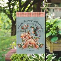 Under His Wings Garden Flag