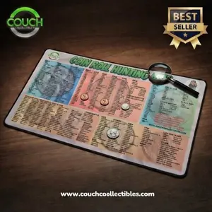 NEW! Coin Roll Hunting Mat (5 in 1) - Couch Collectibles NEW! Coin Roll Hunting Mat (5 in 1) - Couch Collectibles