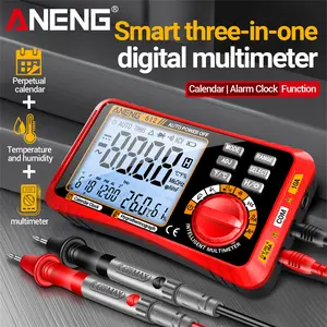 ANENG 612 Multimeter: AC/DC voltage, current and resistance tester; compact and durable, easy to carry to garden parties, with a backlit LCD screen