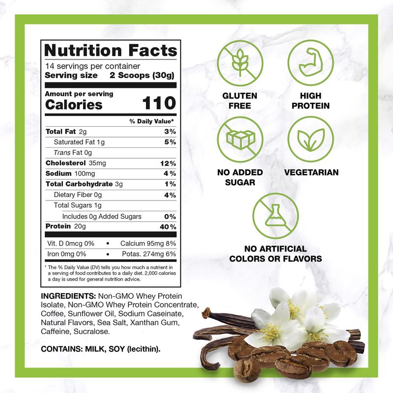 Chike Protein Iced Coffee Vanilla Flavor 20g Whey Protein 2 Espresso Shots Low Sugar US Made High Protein Coffee