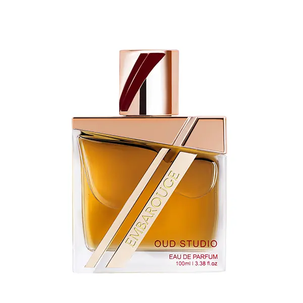 Embarouge Oud Studio Eau de Parfum 100ml | Cappuccino • Rose • Oud • Sweet Amber | Long-Lasting Warm & Spicy Gourmand Scent | Unisex Perfume | 3.4 fl. oz.