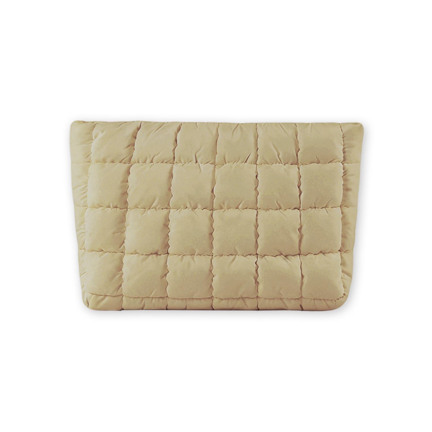 Large Capacity Quilted Design Clutch, Travel Storage Bag With Zipper, Perfect New Year Christmas Gift Idea