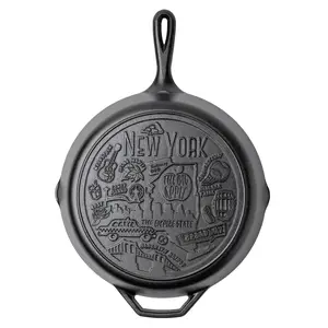 American Road Trip: 12 Inch Seasoned Cast Iron Skillet, New York