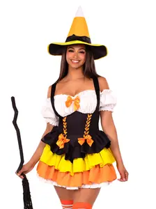 Candy Corn Witch Costume