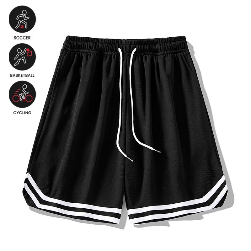 Quick dry breathable men's sports shorts, suitable for running, basketball, marathon training, yoga, and gym workouts
