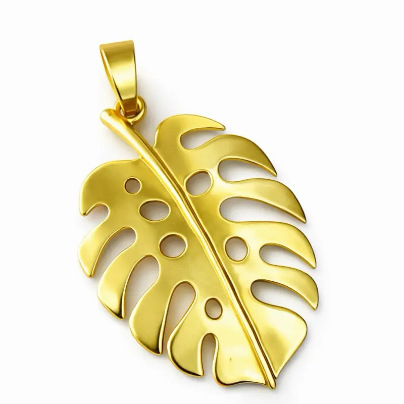 Maite Jewelry.                                                 MONSTERA DORADA