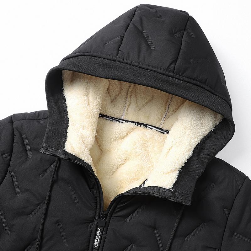2026 New Hooded Cotton Jacket Men's Winter Fleece Lined Warm Coat Ultrasonic Cotton Toothbrush Design 2026 New Hooded Cotton Jacket Men's Winter Fleece Lined Warm Coat Ultrasonic Cotton Toothbrush Design