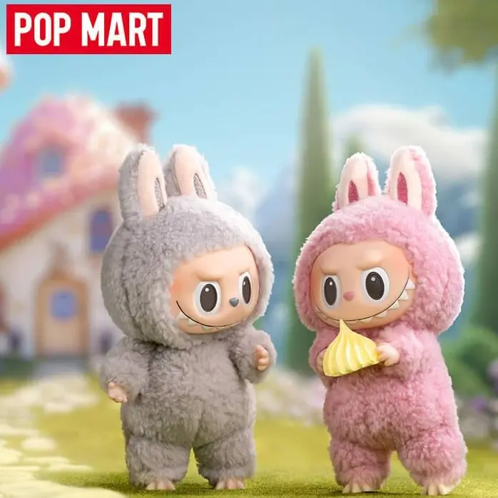 Labubu V1 THE MONSTERS -Macaron Vilnyl plush Blind Box Keychain 100% genuine collectibles keychains Key Holders