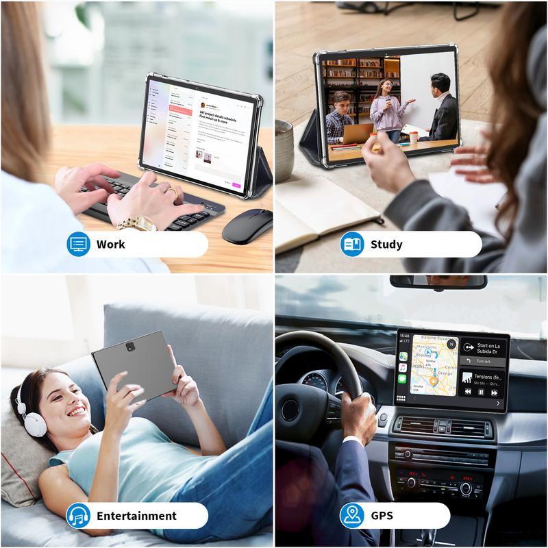 【TIKTOK GiftedInLove】PYNAREL Android 15 Tablet Set with Keyboard, Case, Mouse, Stylus, Screen Protector, 5G WiFi, for Valentine’s Day Gift