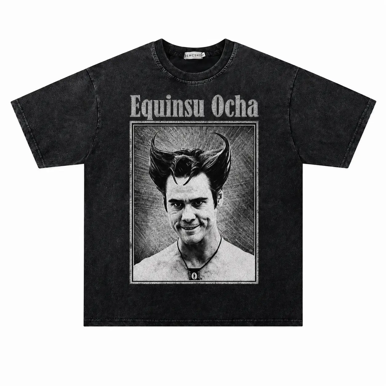 Vinyl Oversized Devil / Equinsu Ocha Graphic T-Shirt Streetwear Holiday Wear Streetwear Lover Gift Top Trending