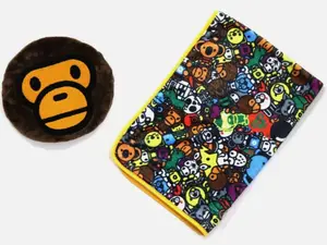 Bape Baby Milo Cushion/Safari Camo Blanket