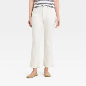 Women's High-Rise Kick Flare Jeans - Universal Thread Cloud White 20