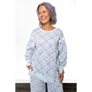 ALB Custom Women's Plaid Print Pullover