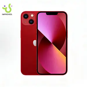 Refurbished iPhone 13 128GB Red (Unlocked) - 6.1″ display, supports any carriers, excellent condition with 100% battery capacity, zero-mileage, like-new performance