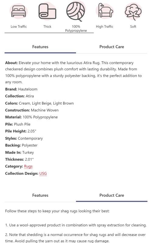 Atira Light Brown Checkered Area Rug Perfect for any room Atira Light Brown Checkered Area Rug Perfect for any room