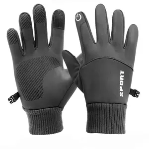 Winter Waterproof Men'S Gloves Touchscreen Windproof Sports Fishing Driving Motorcycle Ski Non-Slip Warm Cycling Women Gloves NONE