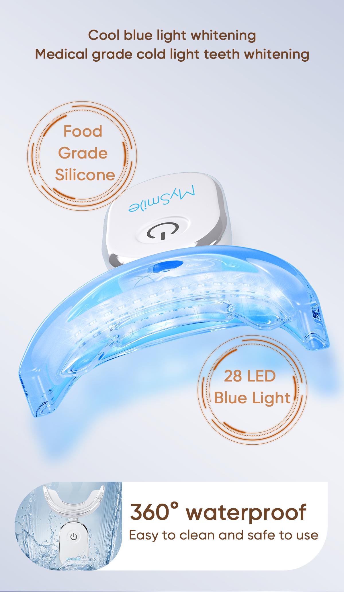 MySmile Ultimate Deluxe 10 Min Teeth Whitening Kit with 28 LED Light, 35% Carbamide Peroxide Teeth Whitening Gel TikTokShopdealsforyoudays TikTok Shop Deal