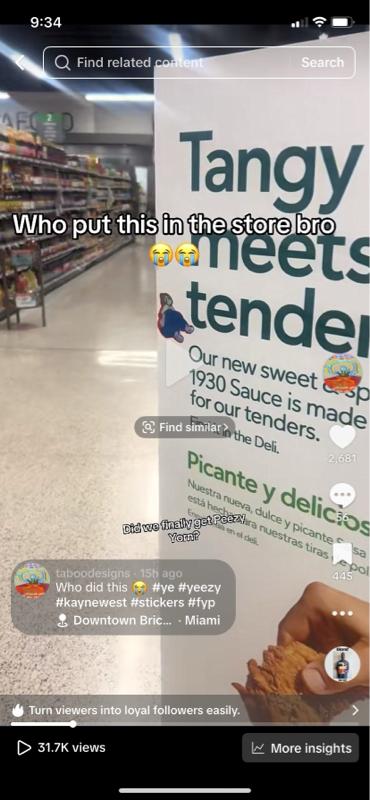 Peezy Yorn Sticker Pack Custom Made Holographic Adorable Bear Design Durable Viral Lifestyle Stickers 5ct