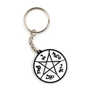 Supernatural Devil's Trap Soft Enamel/Metal Key Chain