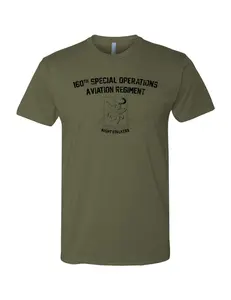 160th Special Operations Aviation Regiment T-Shirt (Military Green)