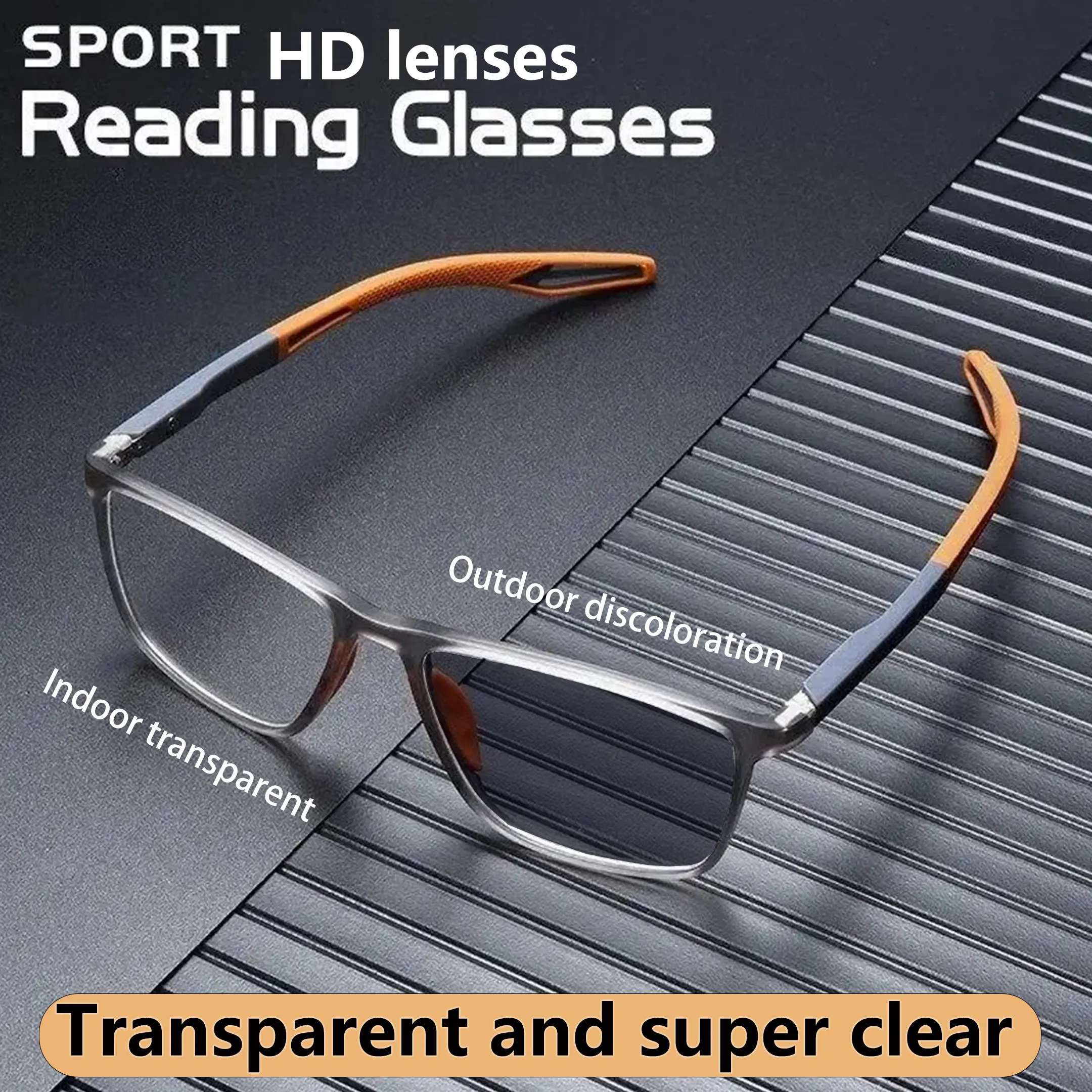 Orange Reading Glasses