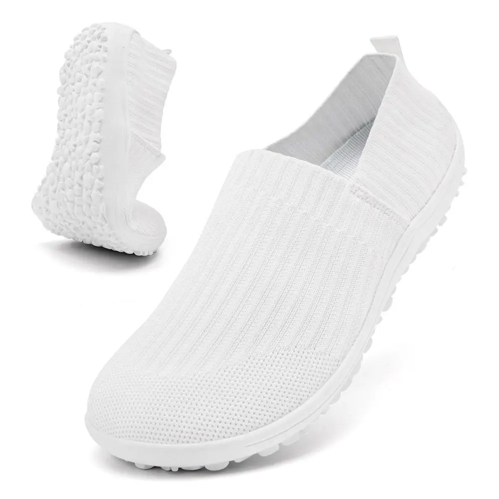 Women's Slip-On Barefoot Flats Casual Fashion Comfortable Shoes Lightweight Breathable Knitted Material Zero Drop Anti-slip Sole Minimalist Walking tiktokshopbacktoschool