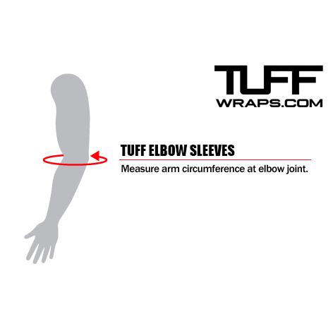 TUFF Power Elbow Sleeves 7mm (Black Camo) TUFF Power Elbow Sleeves 7mm (Black Camo)