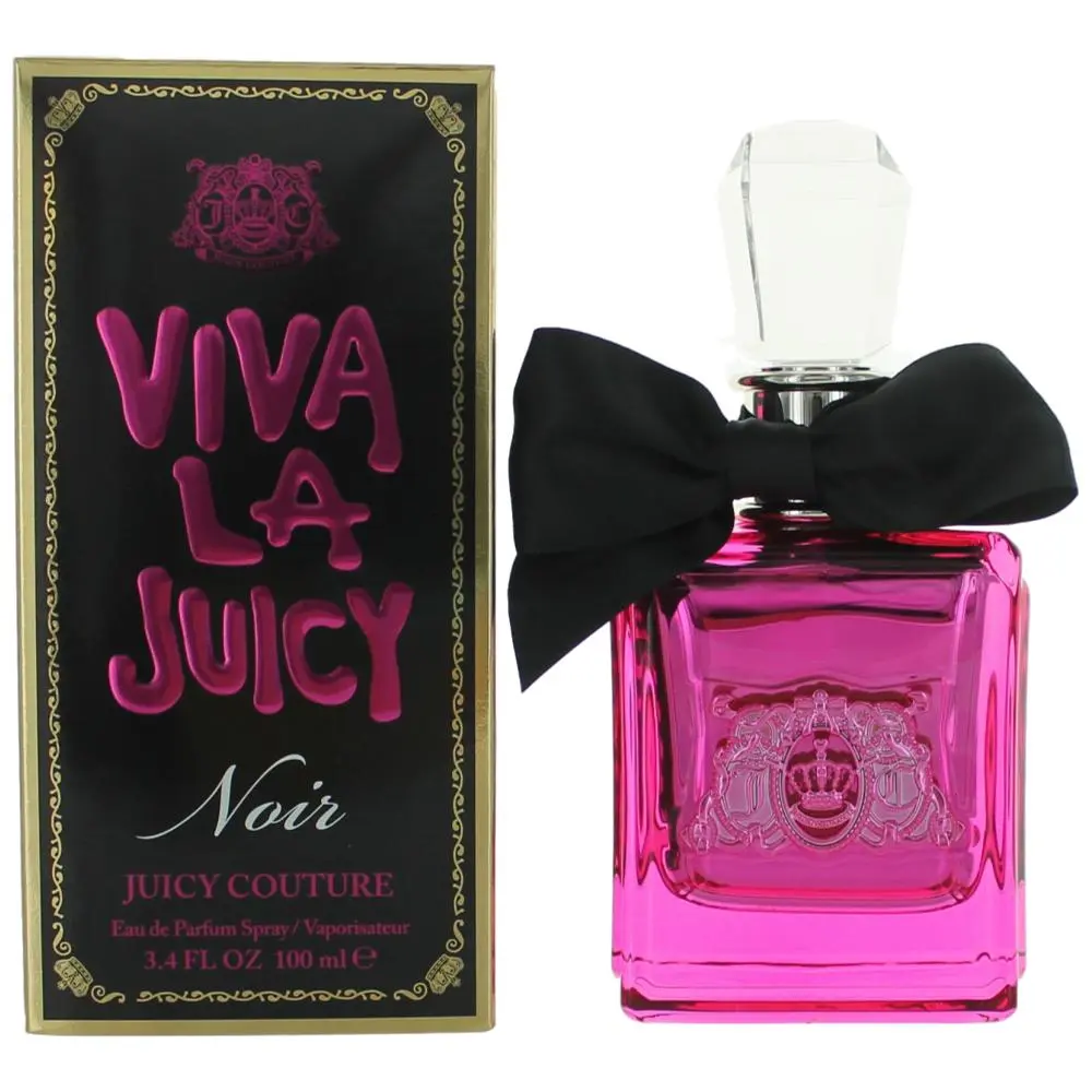 Juicy Couture Viva La Juicy Noir Women's EDP Spray - 3.4 oz (3 to 3.9 fl oz Range) Spray Bottle with Honeysuckle, Citrus, and Berry Accents