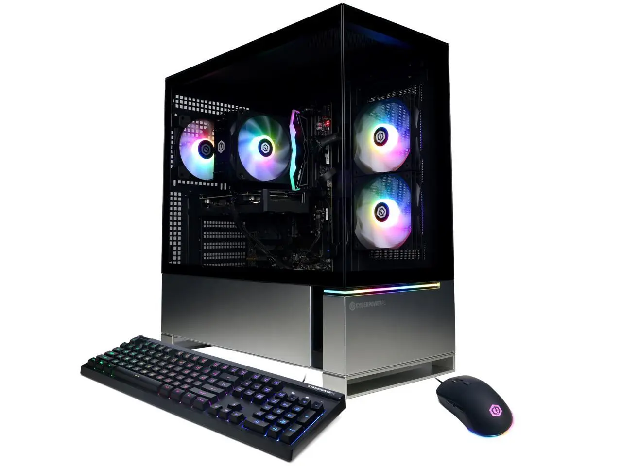 CyberPowerPC Gamer Master GML70770 - AMD Ryzen 7 8700F 4.1GHz CPU, 16GB DDR5, NVIDIA GeForce RTX 5060 8GB, 1TB PCIe 4.0 NVMe SSD & Win 11 Home