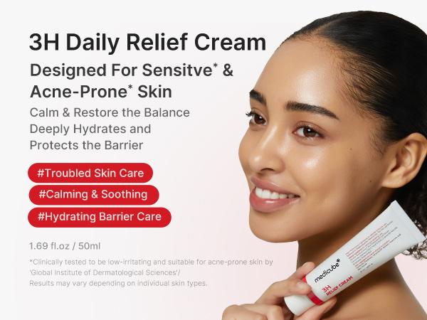 [NEW] [medicube] All Day Relief Set |  Hypochlorous Acid Rice Peel Shot For Face & Body,  3H Relief Cream | Gentle Exfoliating Serum, Daily Soothing Moisturizer for Stressed Skin | Korean Skincare, K-Beauty