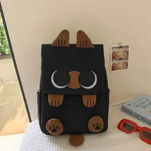 Cartoon Siamese Cat Backpack, Large Capacity Student School Bag, Lightweight Casual Travel Backpack
