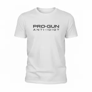 Anti-Idiot T-Shirt |   Tactical Second Amendment Tee |   Men's Pro-2A Graphic Print  Bold Statement Apparel |   2A Rights Supporter Gift Idea |   Casual Patriotic Wear